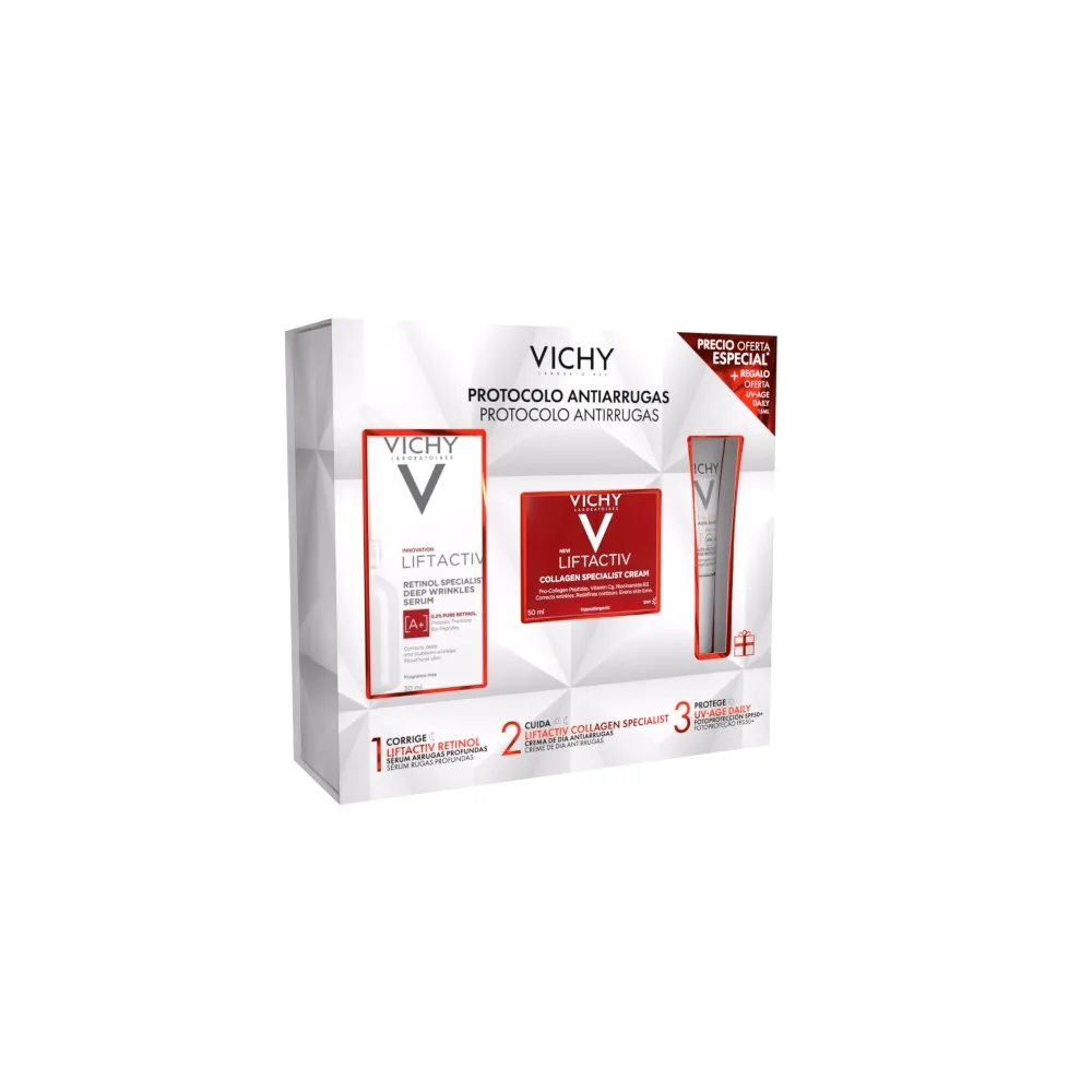 Vichy Cofre Pack Regalo Protocolo Antiarrugas Liftactiv