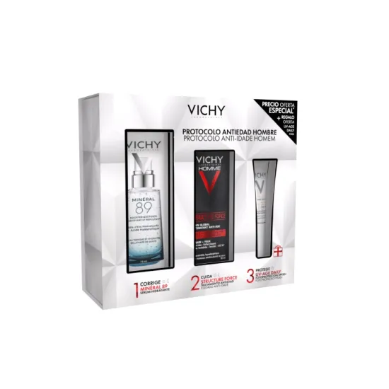 Vichy Cofre Pack Regalo Protocolo Antiedad Cuidado Hombre