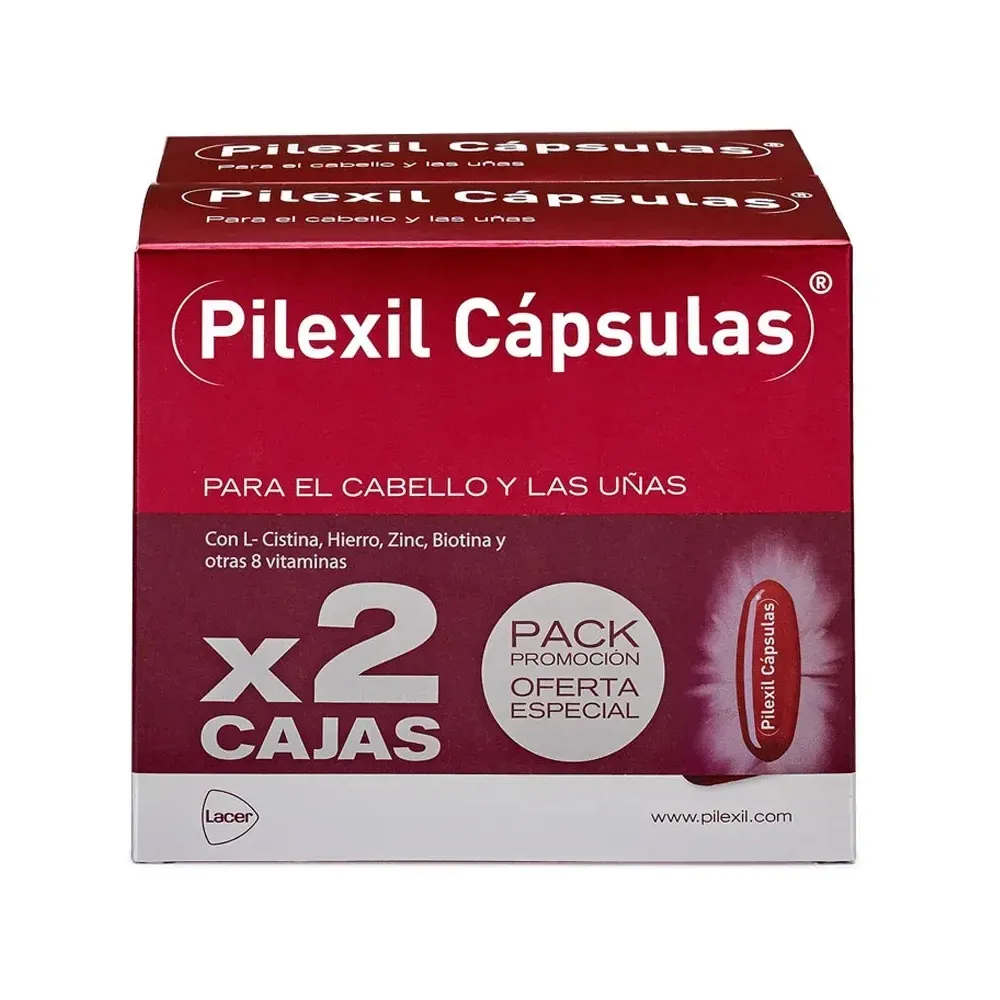 Pilexil Cabello y Uñas Pack Promoción Duplo 2x100 Cápsulas