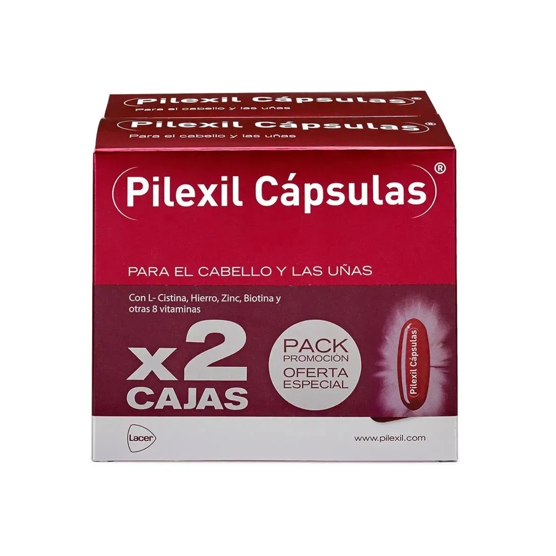 Pilexil Cabello y Uñas Pack Promoción Duplo 2x100 Cápsulas