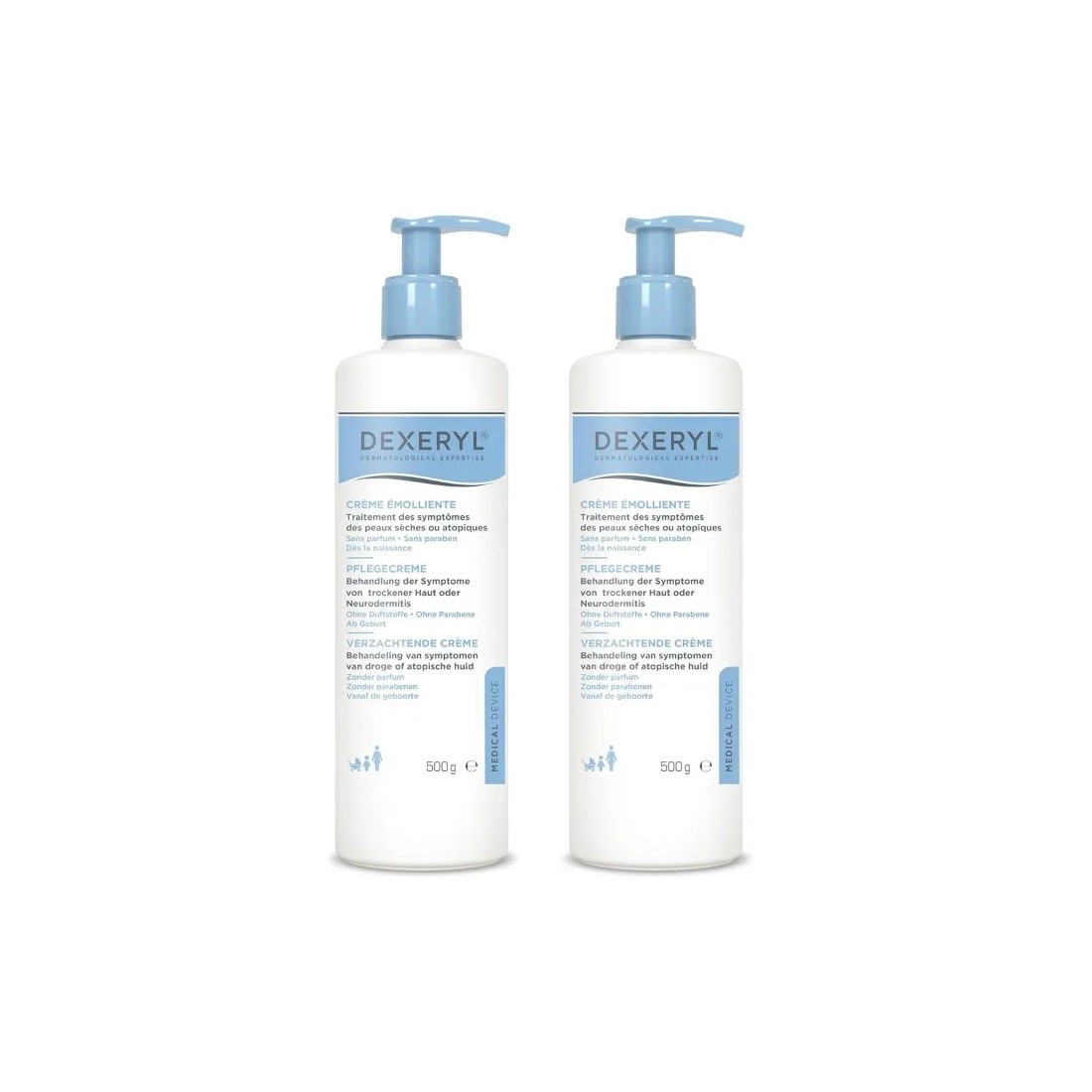Dexeryl Crema Protección Cutánea Duplo 2x500 ml