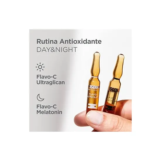 Isdin Isdinceutics Flavo-C Ultraglican + Flavo-C Melatonin 10+10 Unidades caractteristicas