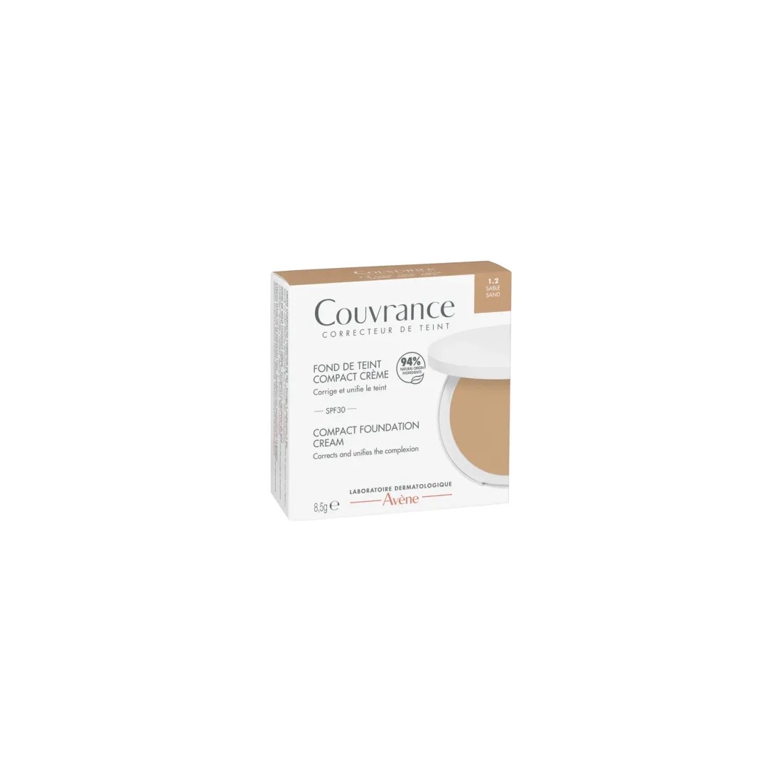 Avene Couvrance Crema Compacta Mate Arena 10 gr