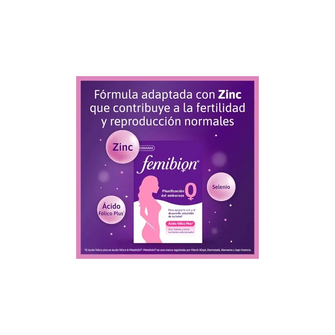 Femibion 0 Planificación Del Embarazo 28 Comprimidos propiedades