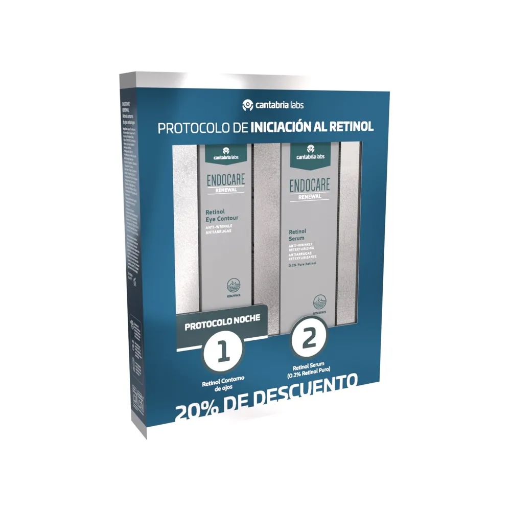 Endocare Renewal PACK Retinol Serum 0.2% + Renewal Contorno Ojos 15 Ml Protocolo Iniciación