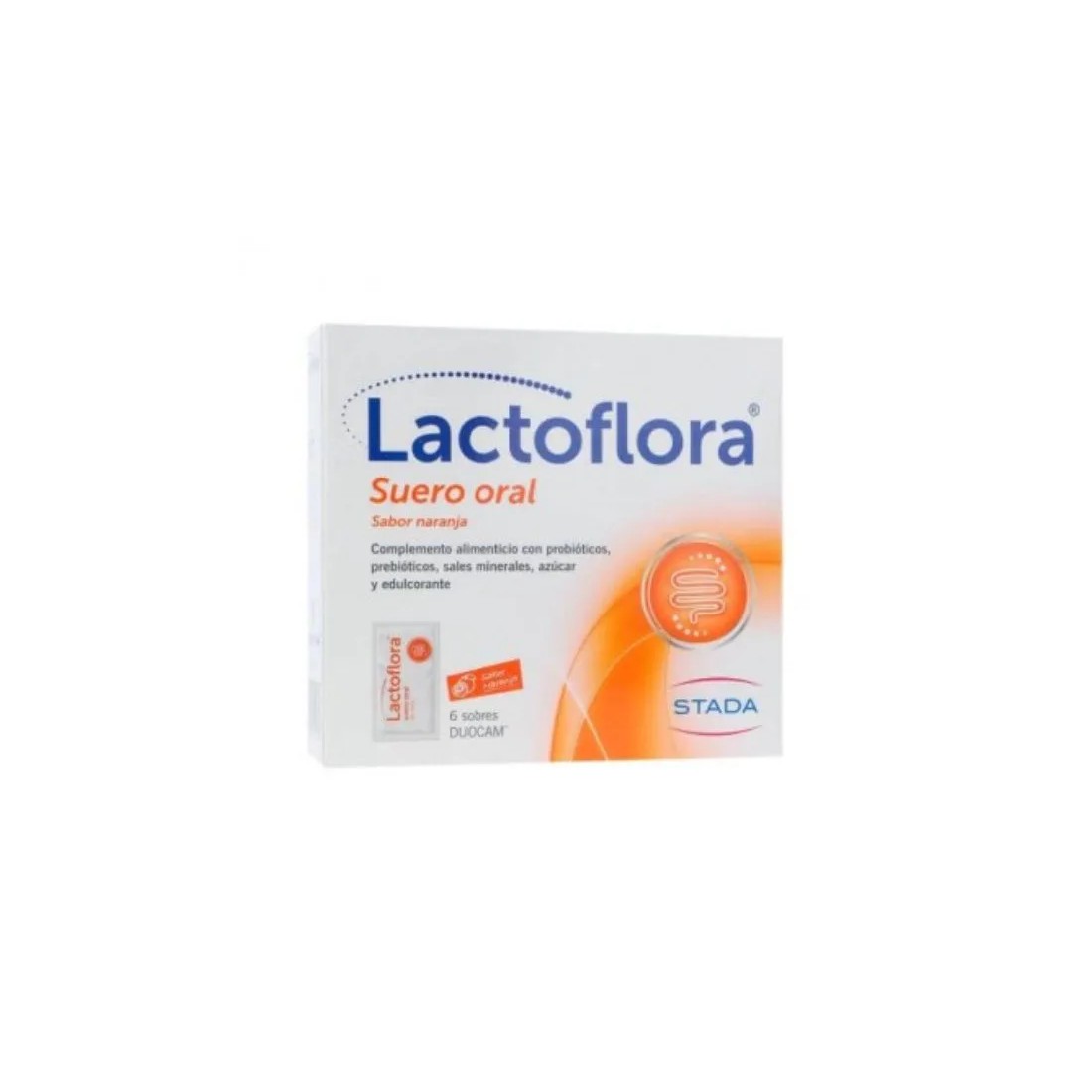 Stada Lactoflora Suero Oral Sabor Naranja 6 Sobres 6,58g