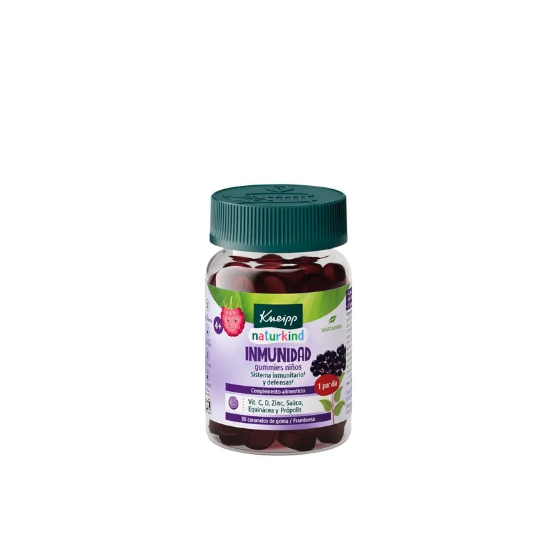 Kneipp Gummies Niños Inmunidad Frambuesa 30uds | Masparafarmacia