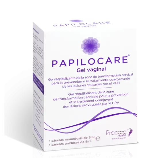 PAPILOCARE Gel Vaginal 7 Cánulas Monodosis