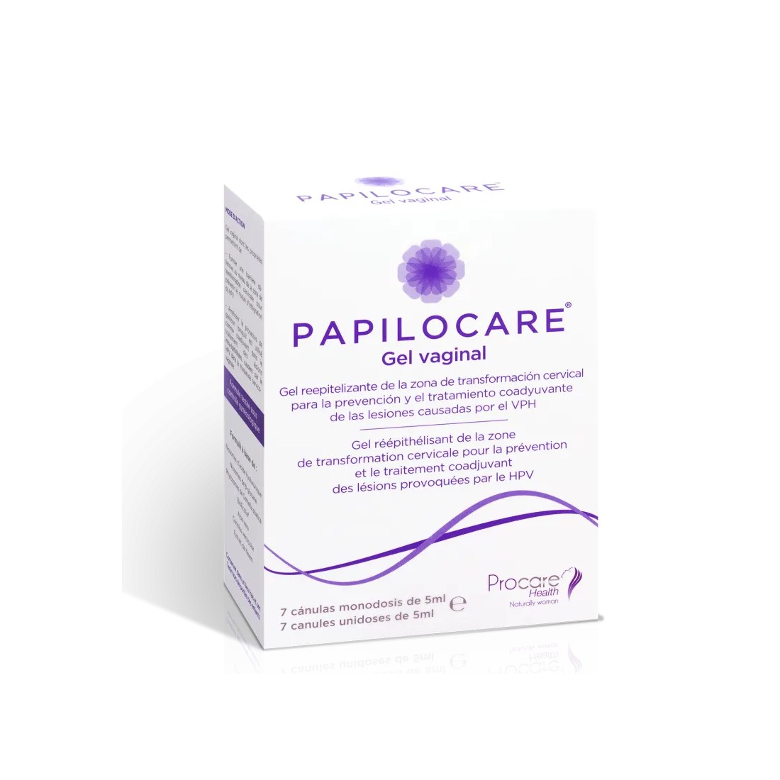PAPILOCARE Gel Vaginal 7 Cánulas Monodosis