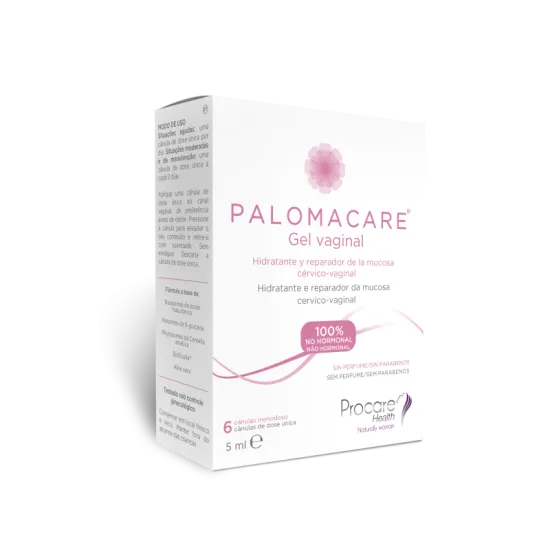 PALOMACARE Gel Vaginal Hidratante 6 Cánulas