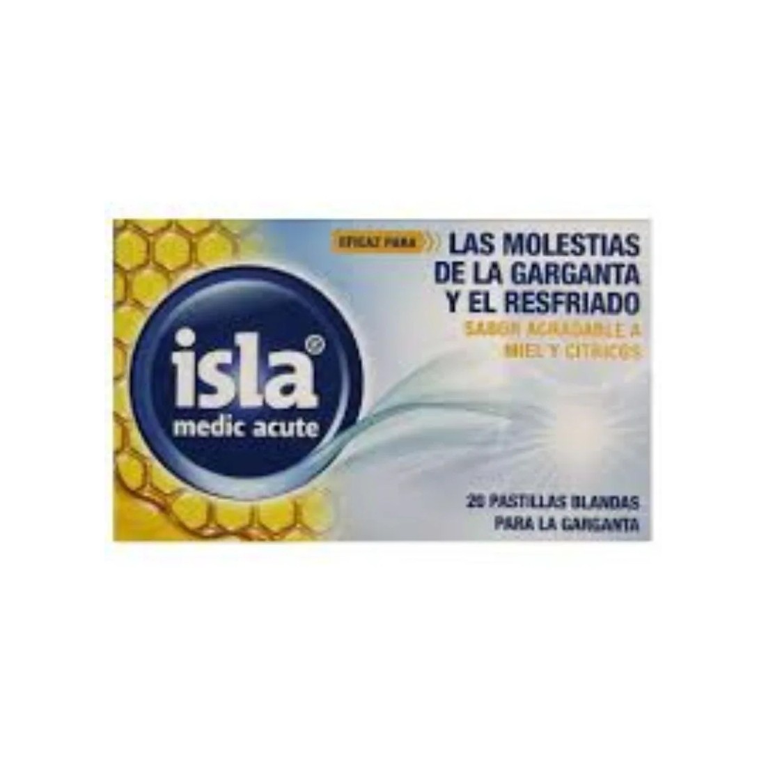 Isla Medic Acute Sabor Miel y Cítricos 20 Pastillas | Masparafarmacia