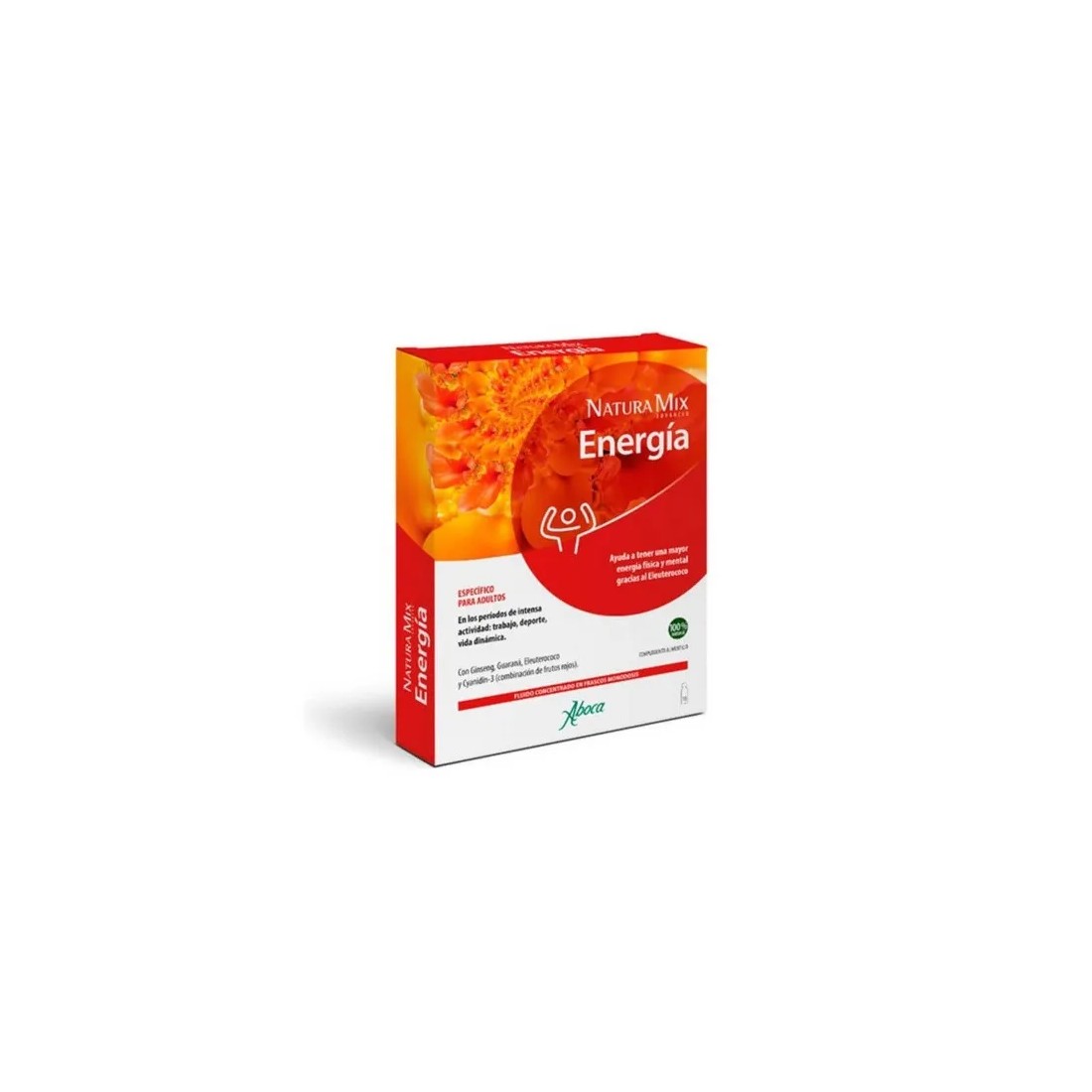 Aboca Natura Mix Advanced Energía Fluido Concentrado 10 Frascos Monodosis