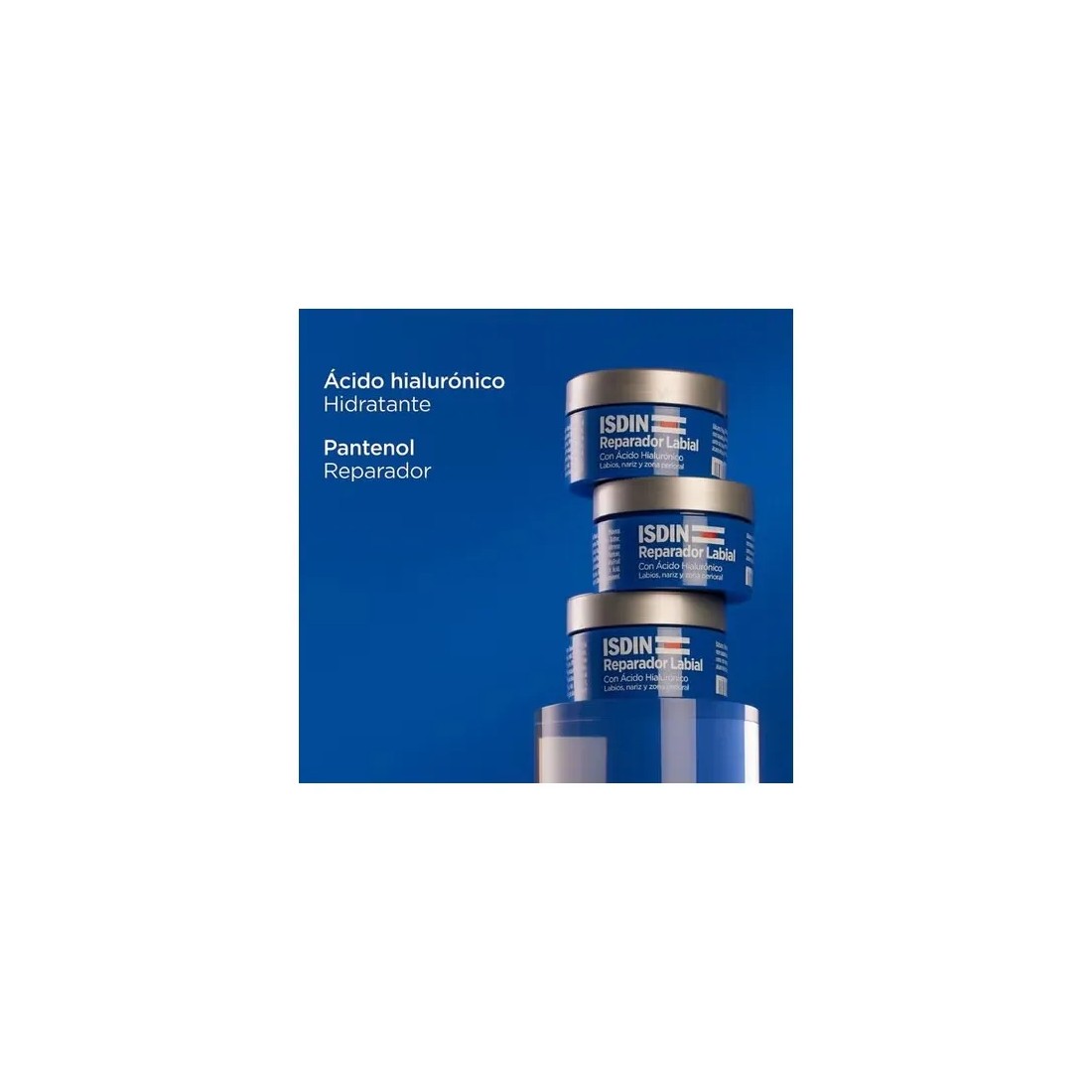 Isdin Reparador Labial Fluido Con Ácido Hialurónico Tarro 10 Ml propiedades