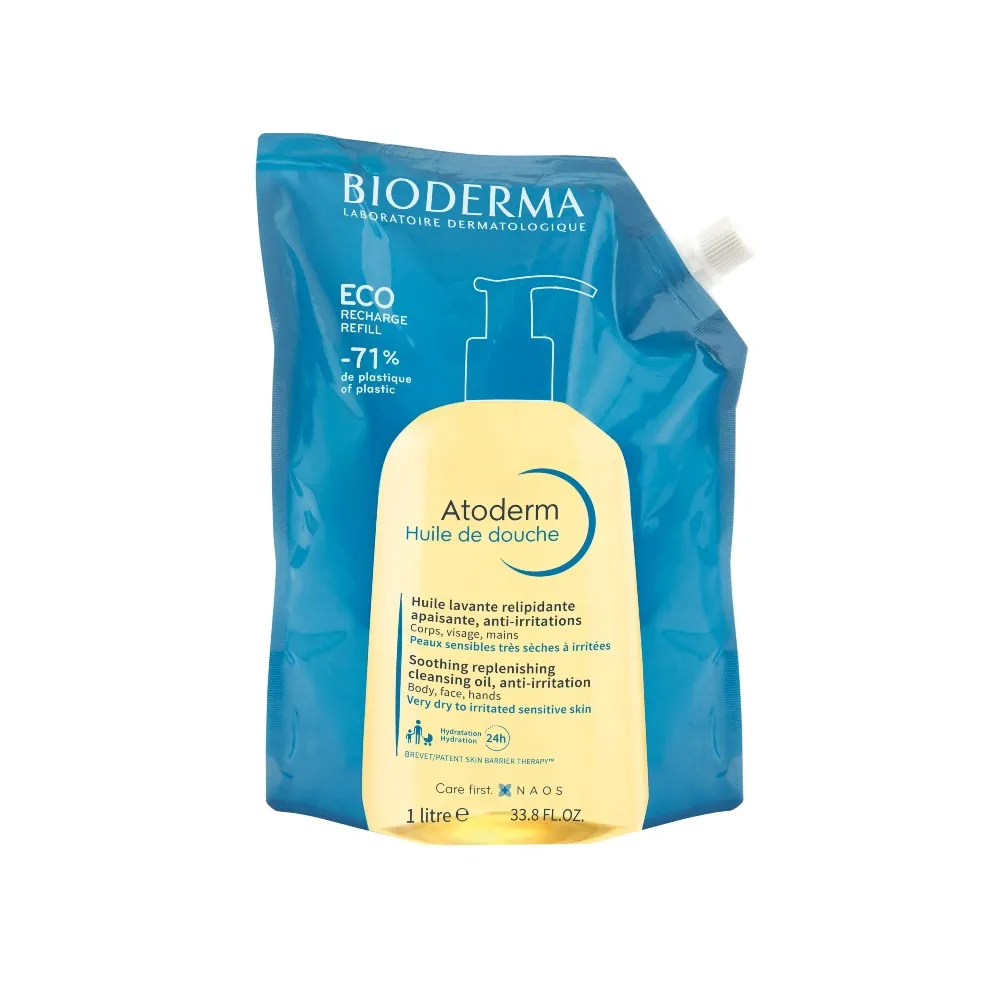 Bioderma Atoderm Aceite Ducha Ultranutritivo Eco Refill 1000 ml