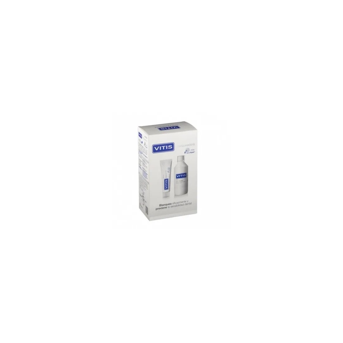 Vitis Pack Blanqueadora Colutorio 500 Ml + Pasta 100 Ml
