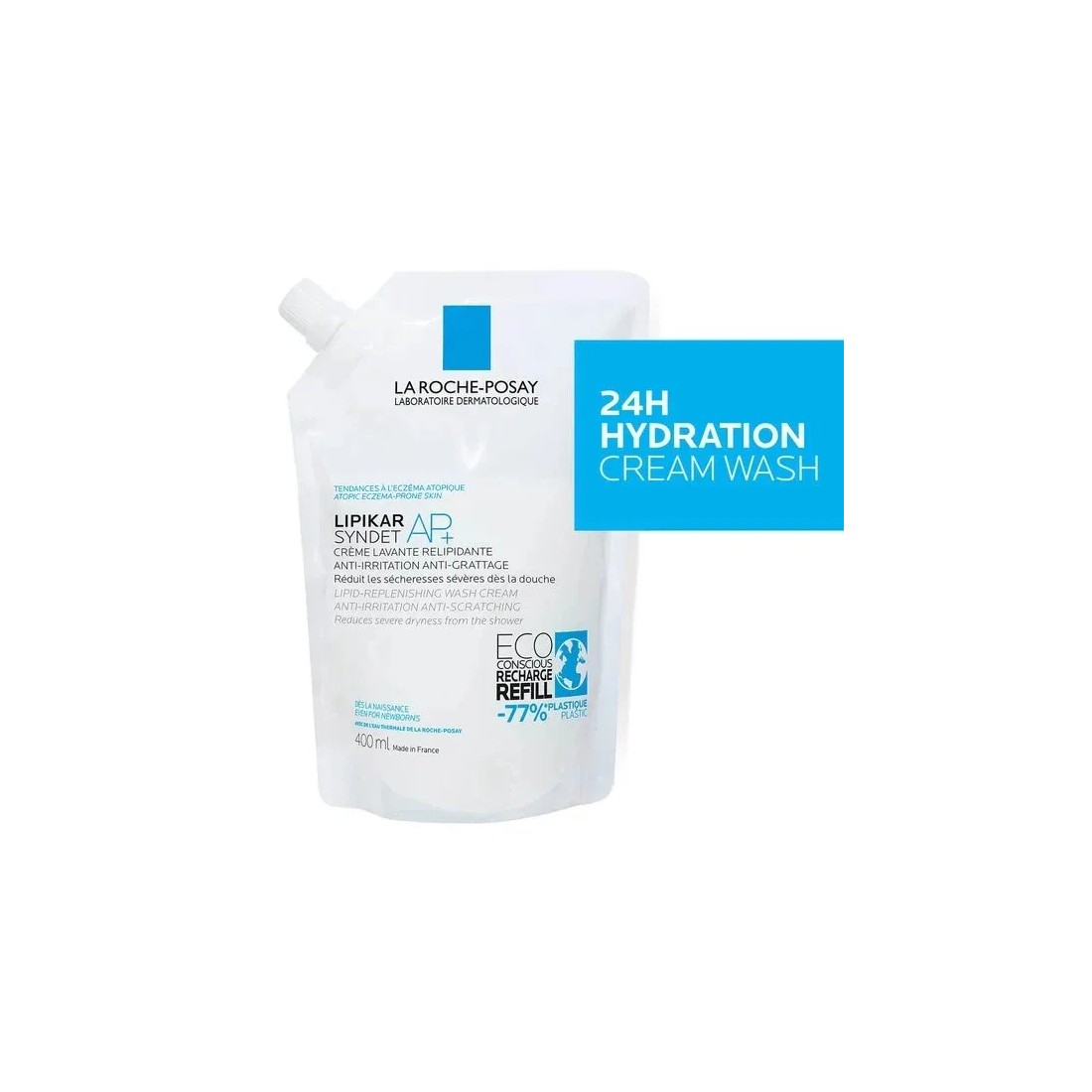 La Roche Posay  Lipikar Syndet AP+ Eco Refill 400 Ml  caracteristicas