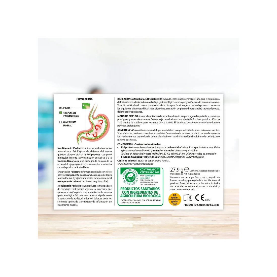 Comprar Aboca Neobianacid Pediatric 36 Sobres | MasParafarmacia