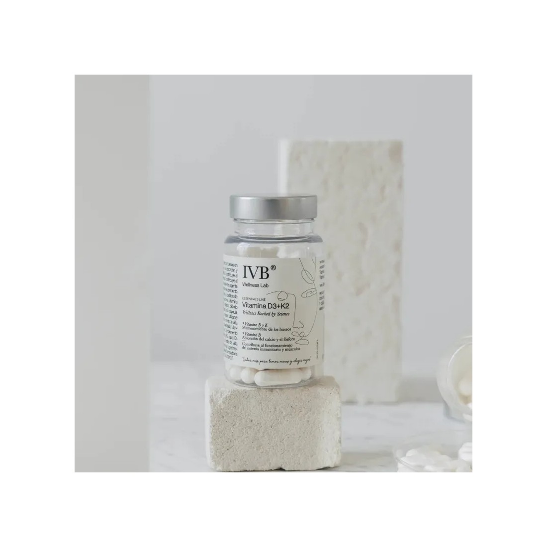 IVB Vitamina D3+K2 60 Cápsulas | Masparafarmacia