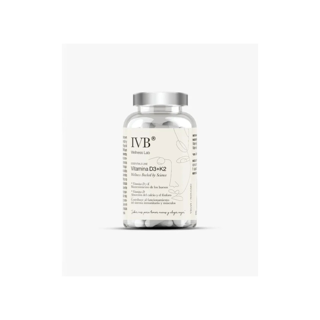 IVB Vitamina D3+K2 60 Cápsulas
