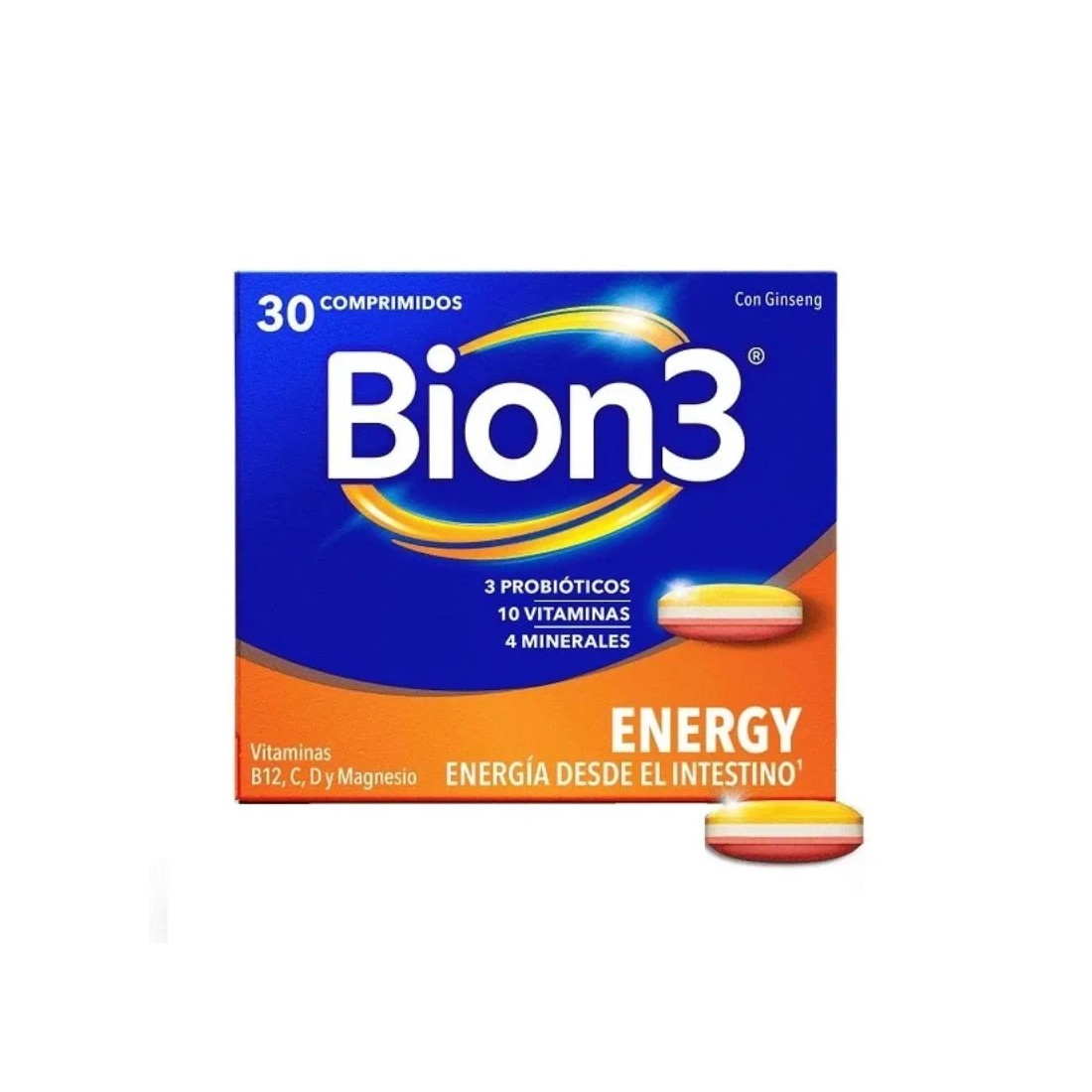 Bion3 Energy 30 Comprimidos | Masparafarmacia