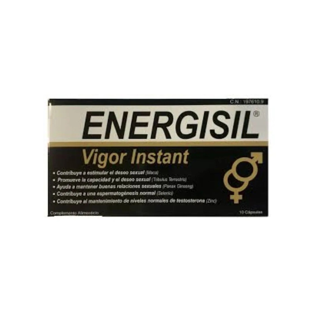 Energisil Vigor Instant 10 Cápsulas | Masparafarmacia