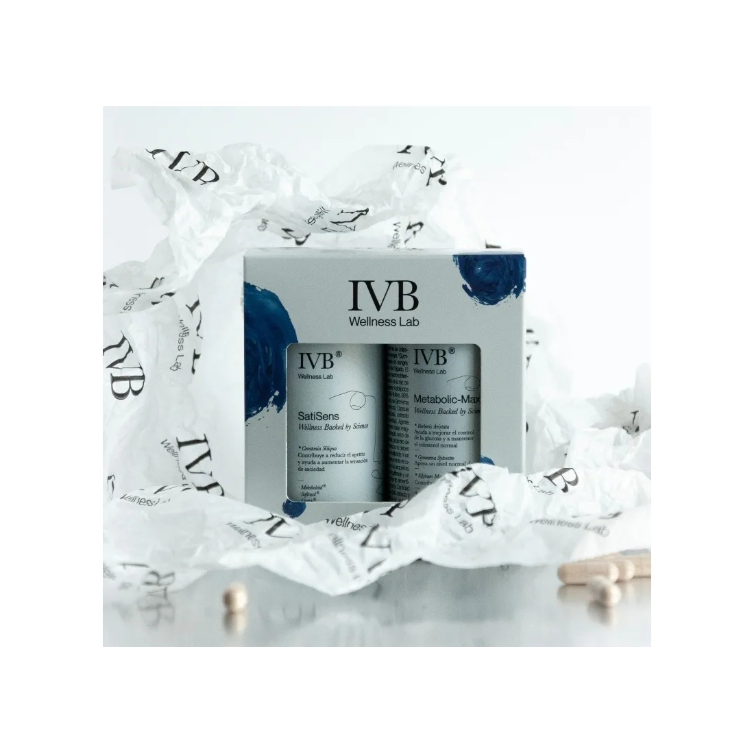 IVB Pack Saciedad y Bienestar Satisens 60 Cápsulas + Metabolic-Max 60 Cápsulas