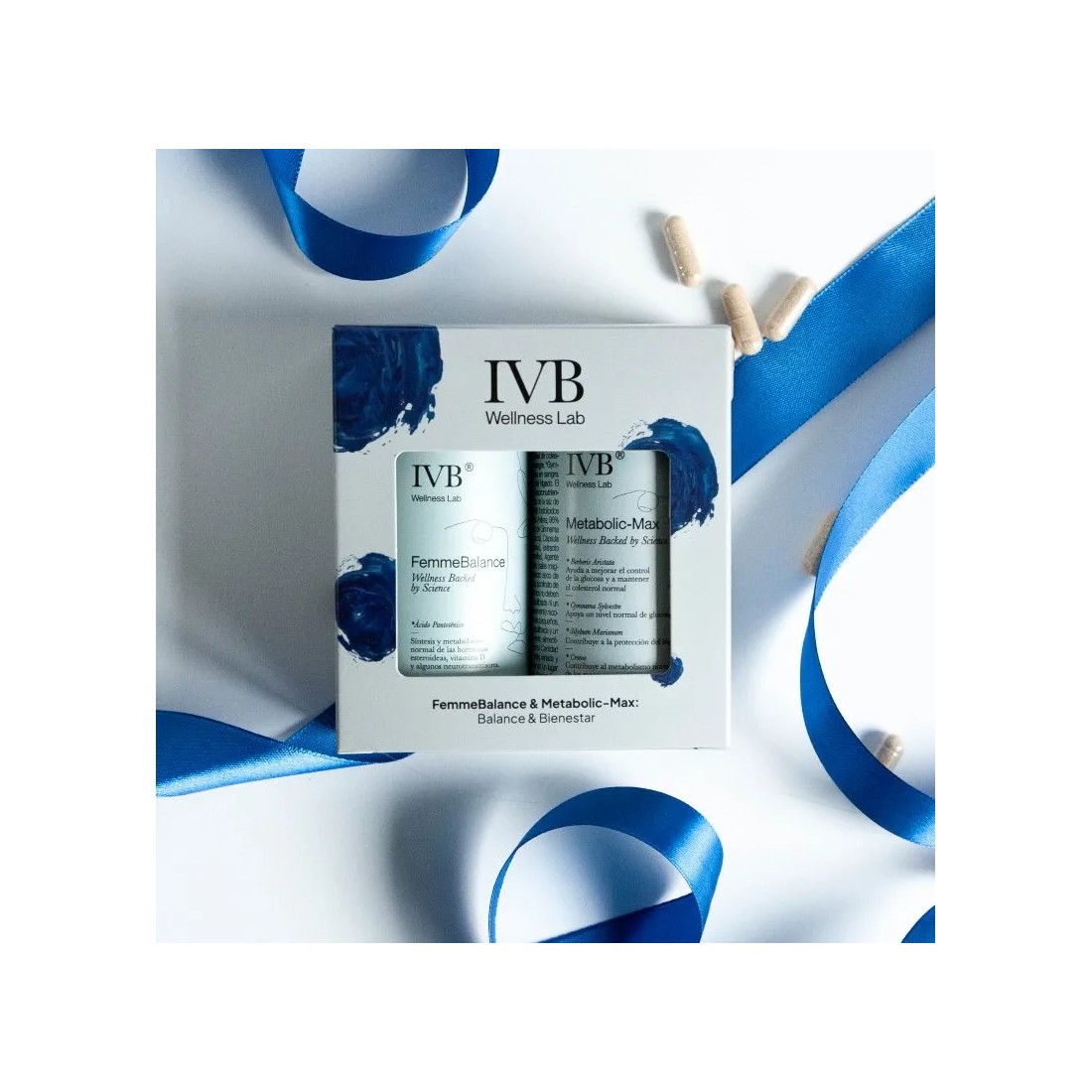 IVB Pack Balance y Bienestar Femmebalance 60 Cápsulas + Metabolic-Max 60 Cápsulas