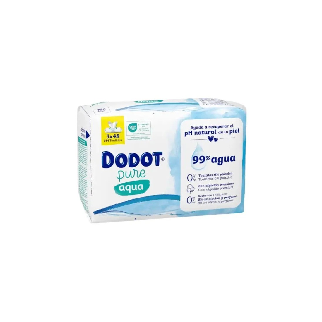 Comprar Dodot Toallitas Aqua Pure 3x48 uds | MasParafarmacia