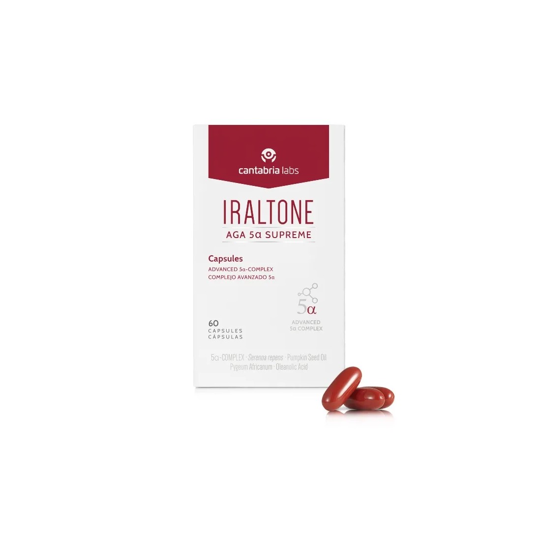 Iraltone AGA 5a Supreme 60 Cápsulas capsula