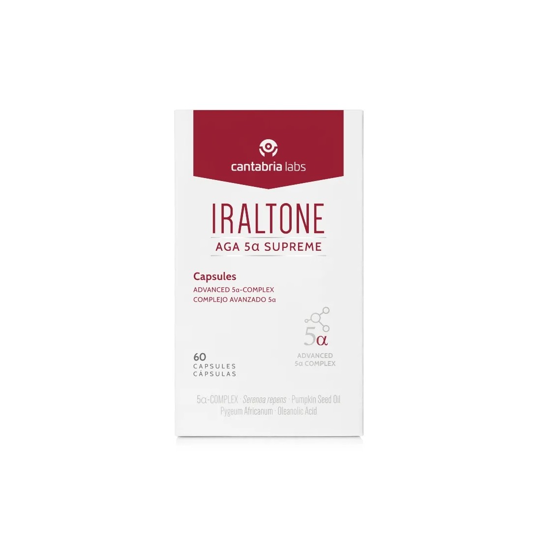 Iraltone AGA 5a Supreme 60 Cápsulas caja