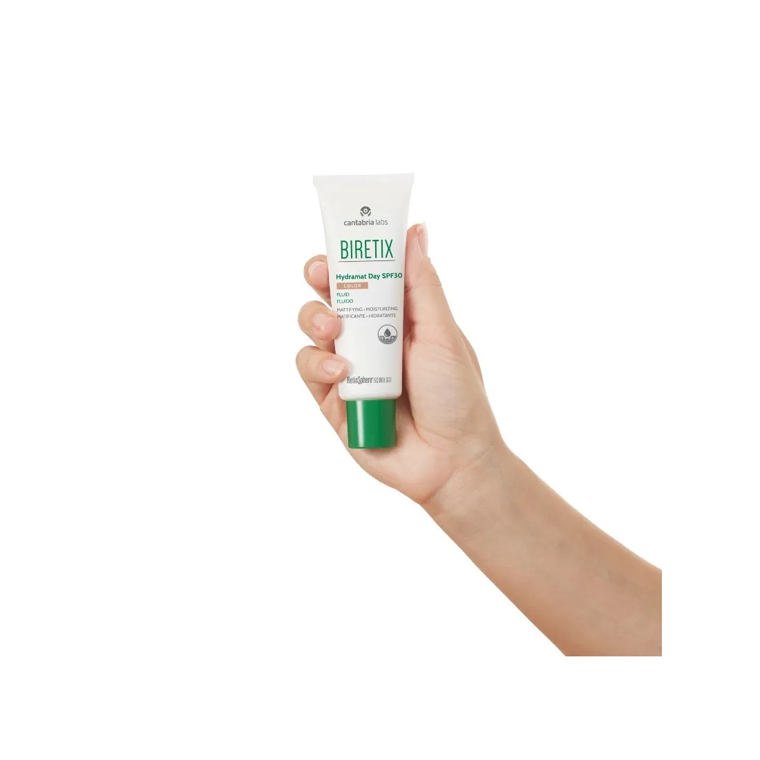 Biretix Hydramat Day Fluido Spf30 COLOR 50ml tamaño bote