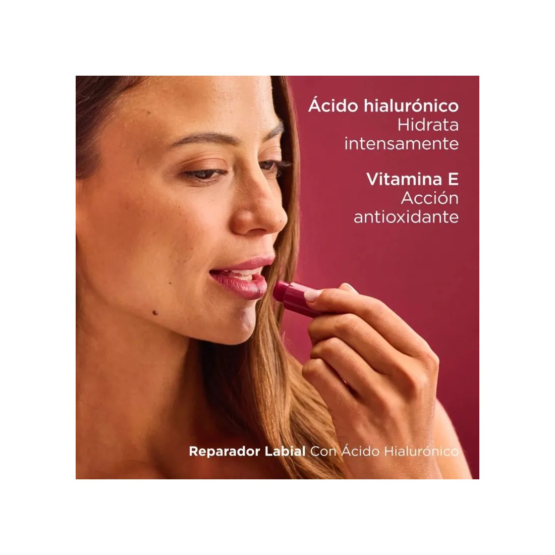 Isdin Reparador Labial Con Ácido Hialurónico GRANATE 4 gr ingredientes