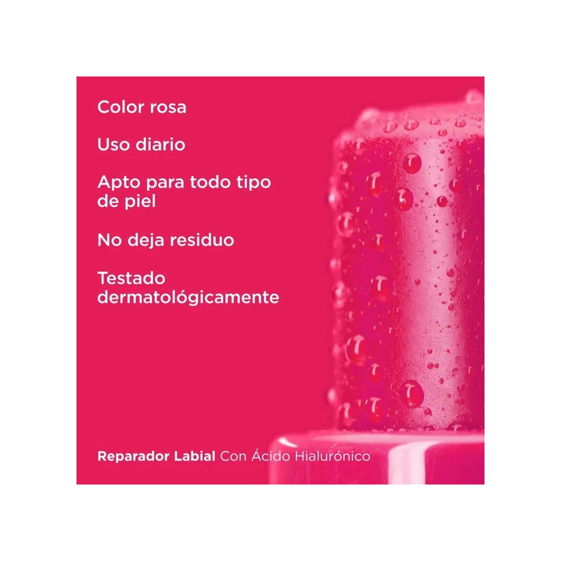 Isdin Reparador Labial Con Ácido Hialurónico ROSA PINK 4 gr propiedades