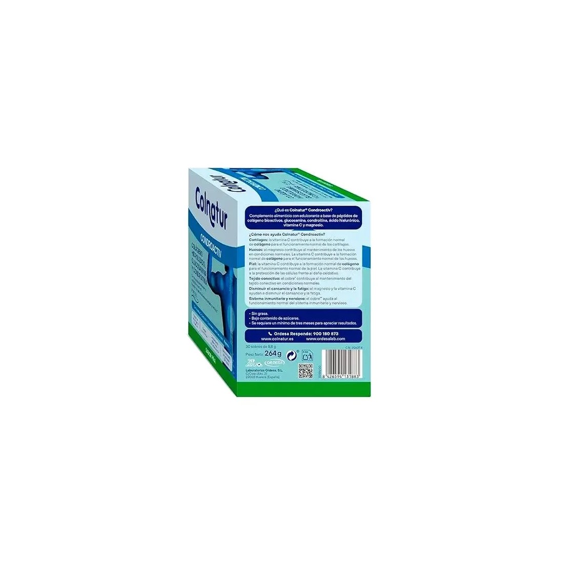 Colnatur Condroactiv Sabor Piña 30 Sobres lateral