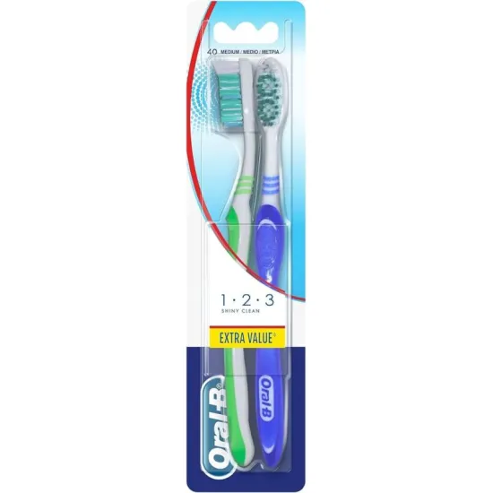 Oral- B Shiny Clean Cepillo Duplo 2 uds