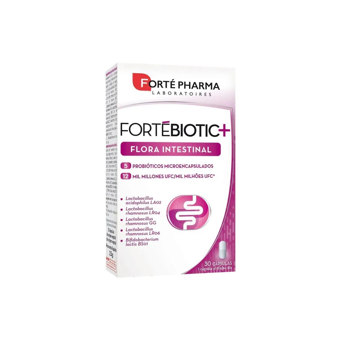 Forte Pharma Fortebiotic+ Flora Intestinal 30 Cápsulas