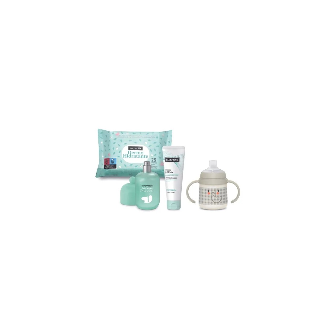 Suavinex Mochila Guardería Elefante Pack Cosmética Niños contenido