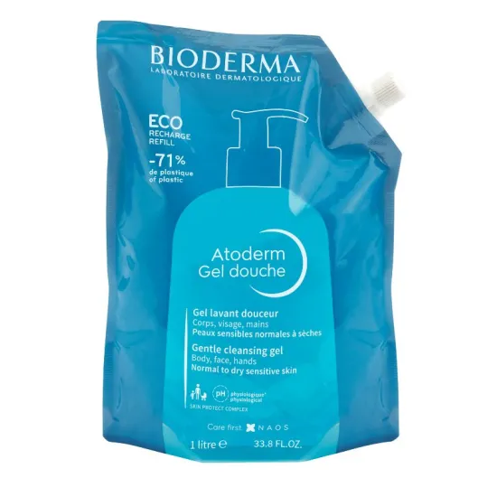 Bioderma Atoderm Gel Ducha Eco Refill 1000 ml