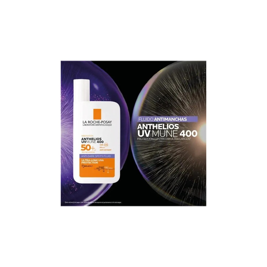 Compra La Roche Posay Anthelios Fluido Antimanchas SPF50+ 50 Ml al mejor precio | Más Parafarmacia