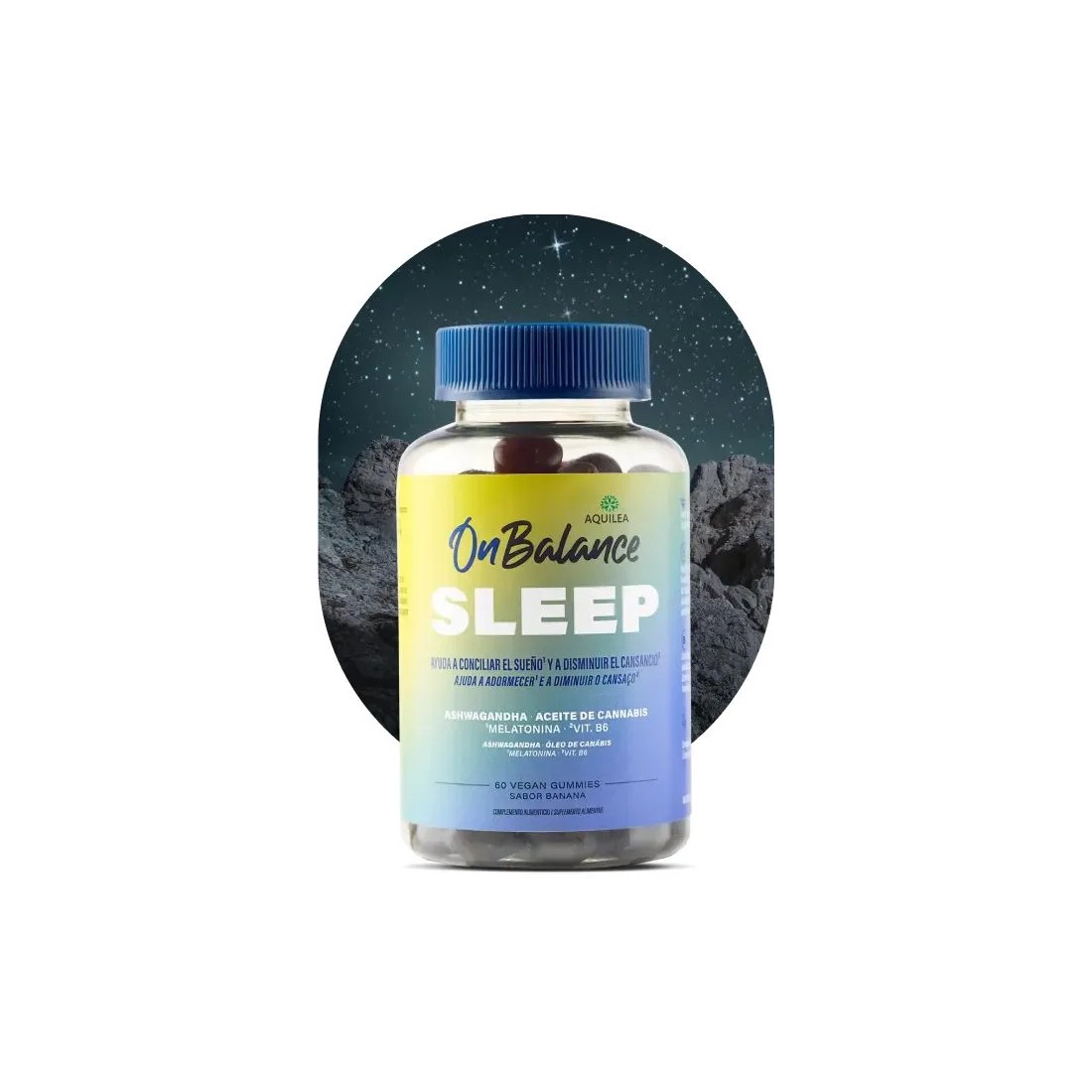 Aquilea OnBalance Sleep 60 Gummies Sabor Frutos del Bosque