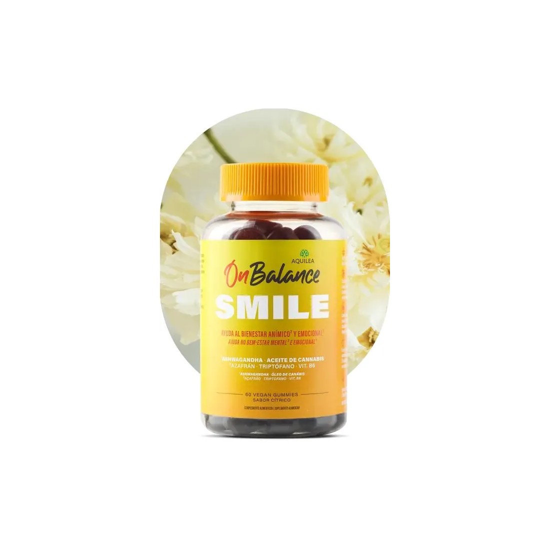 Aquilea OnBalance Smile 60 Gummies Sabor Cítrico