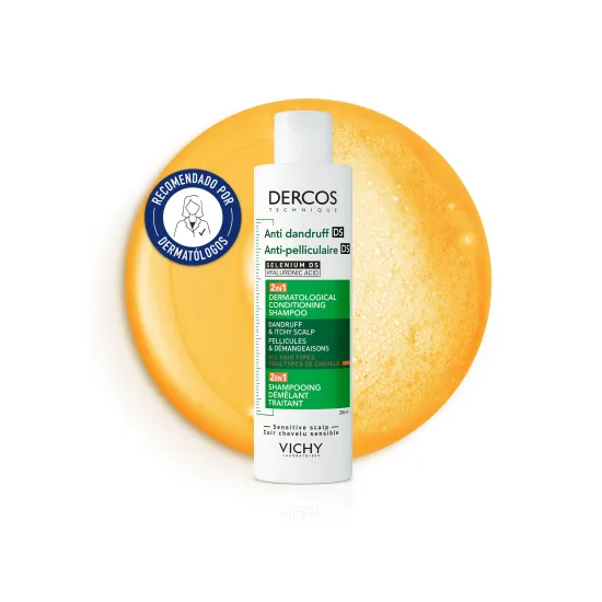 Vichy Dercos Anticaspa 2 en 1 Champú + Acondicionador 200 Ml