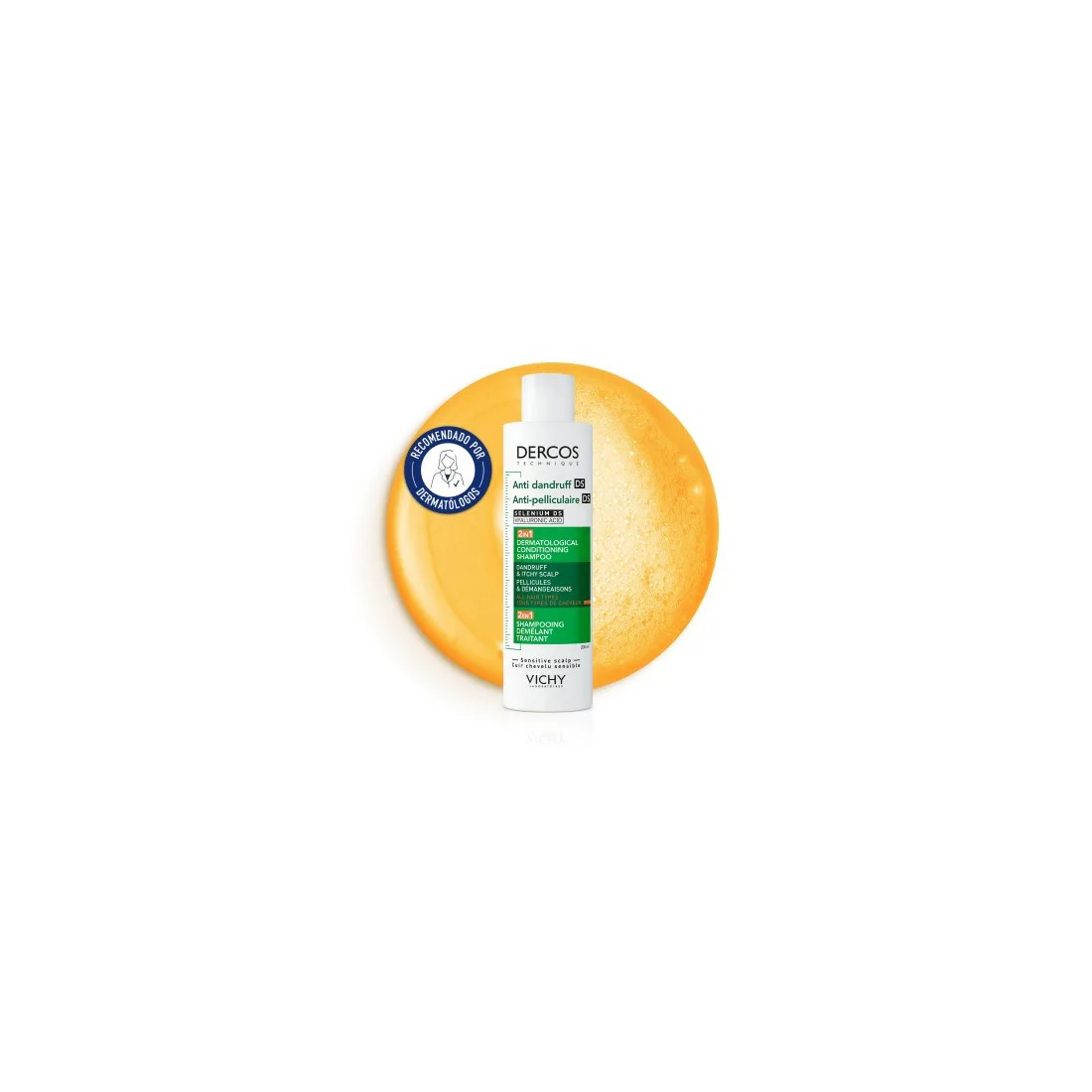 Vichy Dercos Anticaspa 2 en 1 Champú + Acondicionador 200 Ml