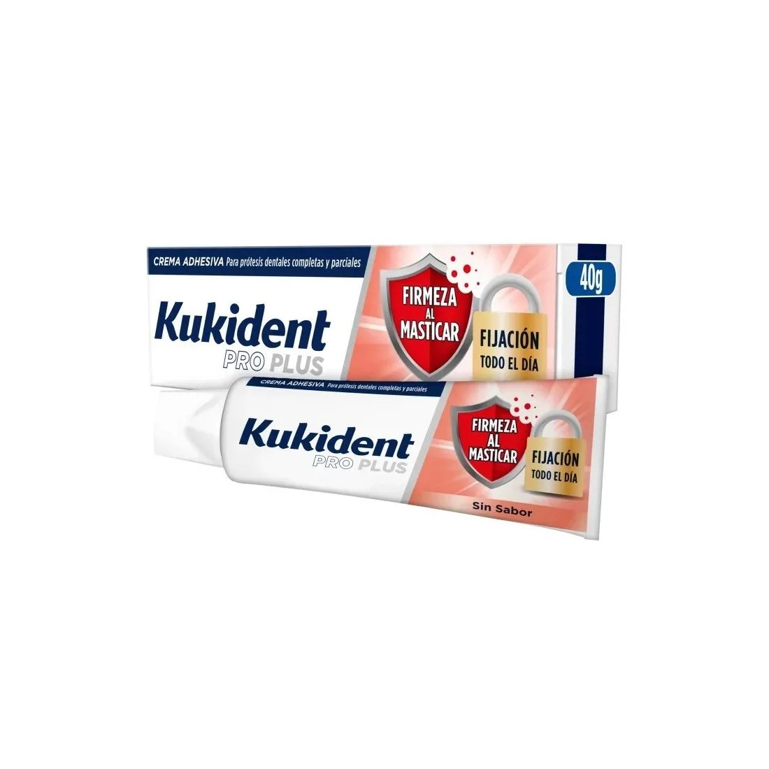 Kukident Pro Plus Doble Acción Firmeza al Masticar 40 gr