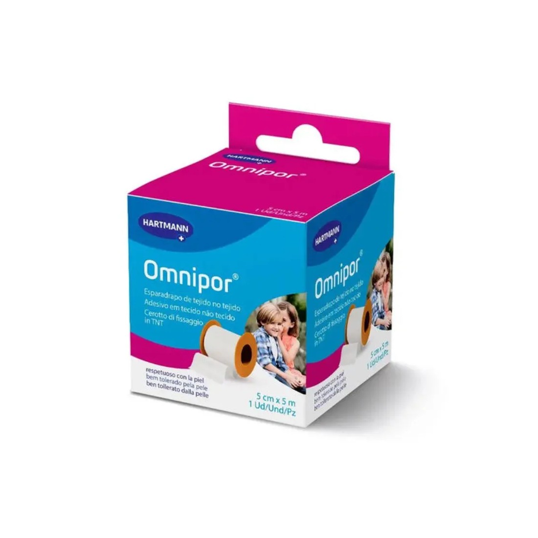 Omnipor Esparadrapo Papel Dispensador 2,5cm x 5m | Masparafarmacia