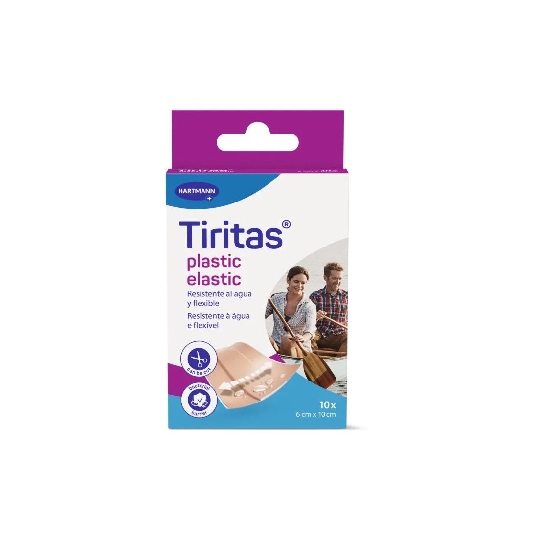 Hartmann Plastic Elastic Tiritas 6x10cm 10Uds | Masparafarmacia