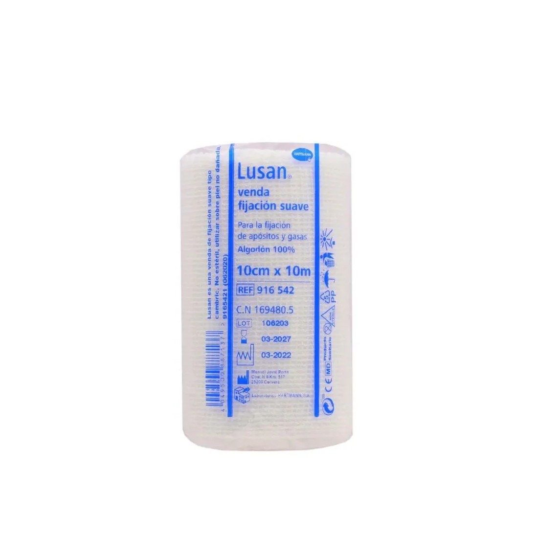Lusan Venda Fijación 10m x 10cm | Masparafarmacia