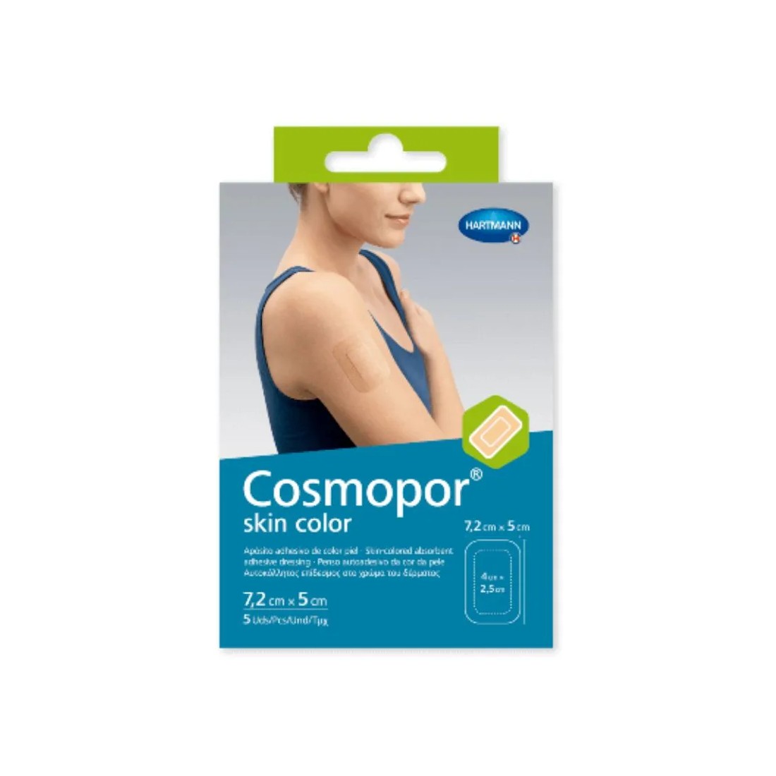 Cosmopor Skin Color Apósito Estéril 7,2cm x 5Uds | Masparafarmacia