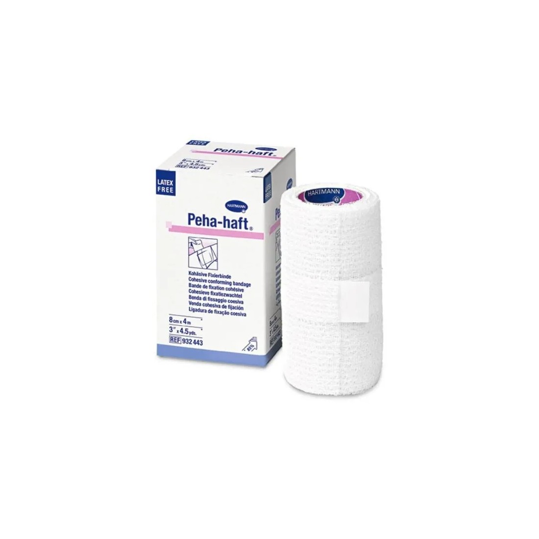Peha-Haft Venda Cohesiva Fijación 4m x 8cm | Masparafarmacia