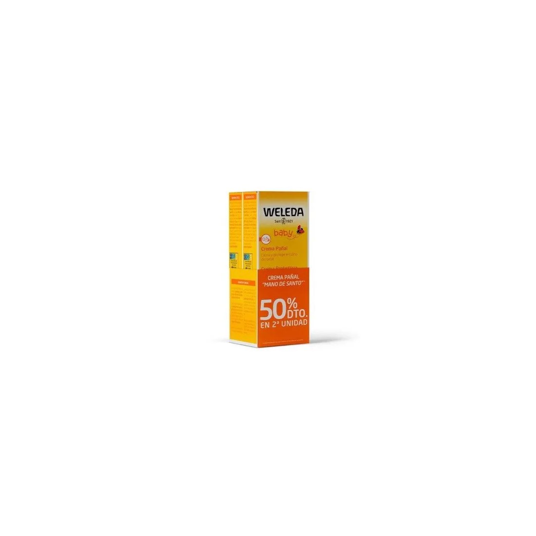 Weleda Baby Crema Pañal Bebé Caléndula DUPLO 2x75 ml